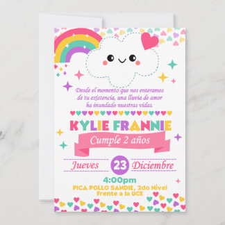 Invitación lluvia de amor einladung