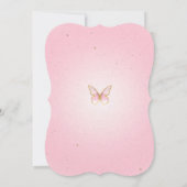 Invitación Mariposas, Arcoiris y Flores Einladung (Rückseite)