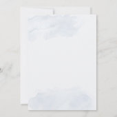 Invitación minimalista para bautismo einladung (Rückseite)
