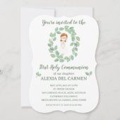 Invitación modelo Alexia Primera Comunión Einladung (Vorderseite)