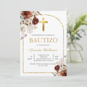 Invitación para bautismo  einladung (Stehend Vorderseite)