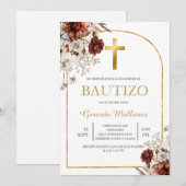 Invitación para bautismo  einladung (Vorne/Hinten)