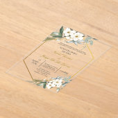 Invitación para boda de oro acryleinladungen (Ablage )