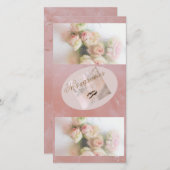 invitación para boda feiertagskarte (Vorne/Hinten)