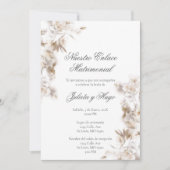 Invitación para boda ramo de flores einladung (Vorderseite)