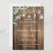 Invitación para Fiesta de Jubilación Personalizada Einladung (Vorderseite)