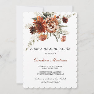 Invitación para Fiesta de Jubilación Personalizada Einladung