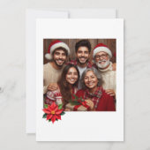 Invitación para Fiesta de Nochebuena con Foto Einladung (Rückseite)