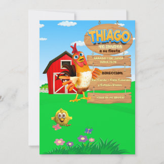 INVITACION PARA NIÑO "Bartolito' Einladung