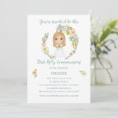 Invitación PHOEBE Primera Comunión Einladung (Stehend Vorderseite)