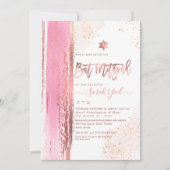 Invitación PixDezines Modern Abstract Tallit Bat M Einladung (Vorderseite)