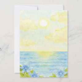 Invitación Playa pintada  Einladung