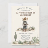 Invitación Primer Rodeo Infantil Personalizada Einladung (Vorderseite)