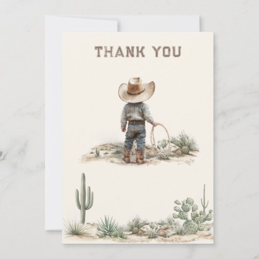 Invitación Primer Rodeo Infantil Personalizada Einladung (Rückseite)