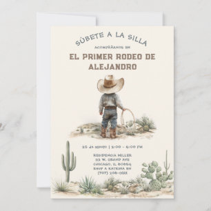 Invitación Primer Rodeo Infantil Personalizada Einladung