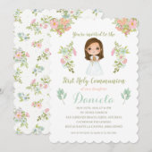 Invitación Primera Comunión DANIELA Einladung (Vorne/Hinten)