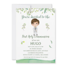 Invitación Primera Comunión HUGO