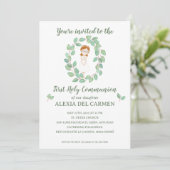 Invitación Primera Comunión modelo Alexia Einladung (Stehend Vorderseite)