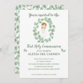 Invitación Primera Comunión modelo Alexia Einladung (Vorne/Hinten)