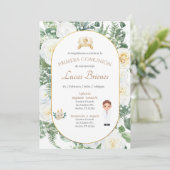 Invitación primera Comunión niño Einladung (Stehend Vorderseite)