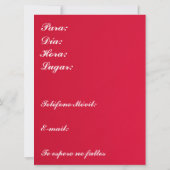 Invitación - Te invito eine MI-Fiesta - La Rosa Einladung (Rückseite)