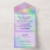 Invitación Todo En Uno - Cumpleaños - Editable All In One Einladung (Innen Boden)