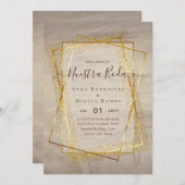 Invitaciones de Boda, spanisches Budget für Hochze Einladung (Vorne/Hinten)