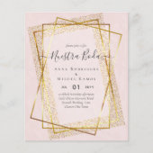 Invitaciones de Boda, spanisches Budget für Hochze Flyer (Vorne)