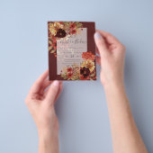 Invitaciones de Boda, spanisches Hochzeitbudget Fa Flyer (Gruppe)