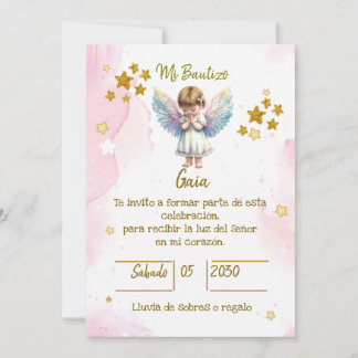 INVITACIONES PARA BAUTIZO DE NIÑA EINLADUNG