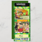 invitacon chavo von acht einladung (Vorne/Hinten)