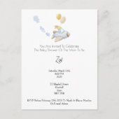Invitation (10,8 x 14,2 cm) - Baby Shower Postkarte (Vorderseite)