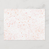 Invitation (10,8 x 14,2 cm) - Baby Shower Postkarte (Rückseite)