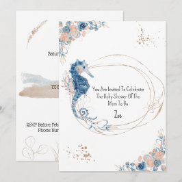 Invitation (12,7 x 17,8 cm) - Baby Shower Einladung