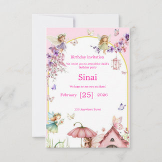 Invitation: A special children's birthday invitati Einladung