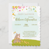 Invitation Baby Shower Bear and duckies Einladung (Vorderseite)