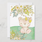 Invitation Baby Shower Little Bear Einladung (Rückseite)