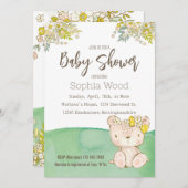 Invitation Baby Shower Little Bear Einladung (Vorne/Hinten)