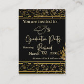 Invitation Begleitkarte (Rückseite)