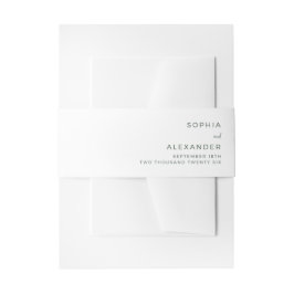 Invitation Belly Band