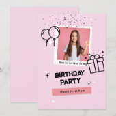 Invitation card  einladung (Vorne/Hinten)