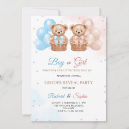 Invitation card for gender Reveal party Einladung