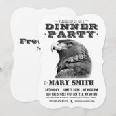 Invitation Card_Western Style (Golden Eagle) Einladung (Vorne/Hinten)