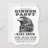 Invitation Card_Western Style (Golden Eagle) Einladung (Vorderseite)