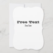 Invitation Card_Western Style (Golden Eagle) Einladung (Rückseite)