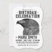 Invitation Card_Western Style (Golden Eagle) Einladung (Vorderseite)