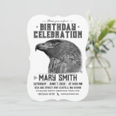 Invitation Card_Western Style (Golden Eagle) Einladung (Stehend Vorderseite)