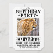 Invitation Card_Western Style (Lion) Einladung (Vorderseite)