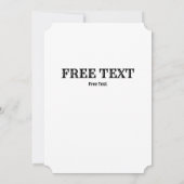 Invitation Card_Western Style (Lion) Einladung (Rückseite)