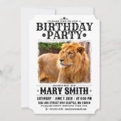 Invitation Card_Western Style (Lion) Einladung (Vorderseite)